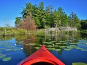 Kayaking in Georgian Bay.
