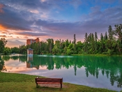 Bowness Park Sunrise Reflections