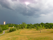 Heavens open, bolt strikes 