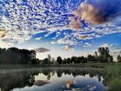 Beautiful sky and reflection