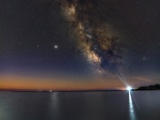 Milky Way over the North Shores of Lake Huron
