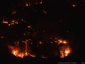 Christie Mountain Wildfire Night shot 