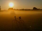 Foggy Sunrise morning