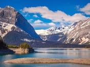 Blue Sky Over Upper Kananaskis Lake