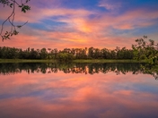 Sunrise Lake Reflections