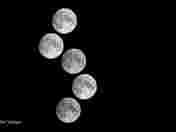 Moon dance - dance of the satellite in the night sky!