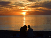 Sunrise Scarborough Bluffers beach park