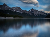 A Unique Cloud Over Rocky Mountains