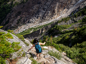 Hiking in the Bugaboos