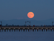 Buck Moon Over White Rock