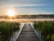 A Grayling Lake Sunrise 