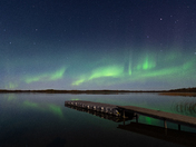 Full Moon & Aurora