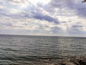 Lake ONtario seen from Oakville, ON