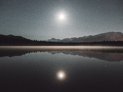 Lake Annette and the Moon