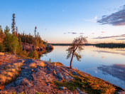 Tibbit lake sunset