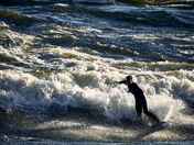 Surfing in Montreal.
