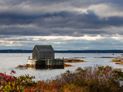 Dramatic light over the cove