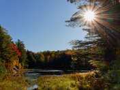 Autumn sunrise on Amber Lake