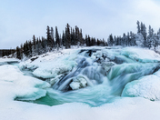 Frozen falls