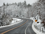 Driving through a Winter Wonderland