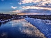 Winter sunset 