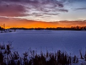 Winter sunset 