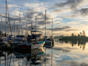 Sunrise at the Yacht Club