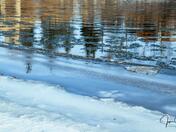 Icy Blue River 