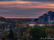 Calgary City Scape Sunrise 