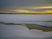 Winter sunset