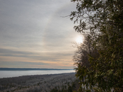 Sun Dog on the Georgian Bay side of the Bruce County