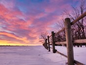 Prarie sunrise on the praries.