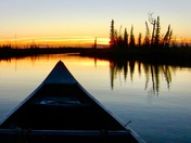 Horn plateau sunset paddle