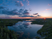 Winnange Lake Park Sunset
