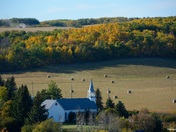 Polonia Church in Fall