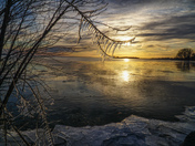 Spring sunset 