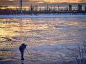 Daredevil photographer.