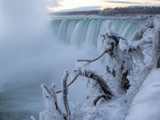 Ice Has arrived at Niagara falls