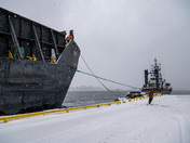 Canadian tug boat in Canadian waters