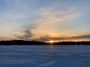 what a beautiful sunset to end the day 