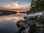 Canoe Sunset