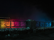 Colors Of The Falls at Night