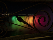 Colors Of The Falls at Night
