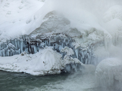 Ice Mounds at the Base of Niagara falls