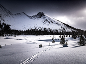 Snow day at Chester Lake