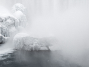 Snowy Mounds at Falls Base