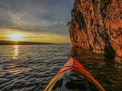 Paddling at Bon Echo Provincial Park!