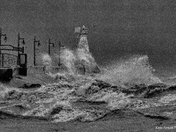 Lake Erie telling a story