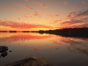Sunset in the 1000 Islands, Ontario
