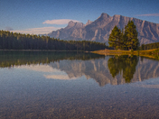 Two Jack Lake Panoramic 